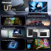 Hisense 50U79SE Hi-QLED MiniLED 4K 144Hz Smart TV (2026) 4