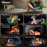 Hisense 75UR8S RGB MiniLED 4K 180Hz Smart TV (2026) 19