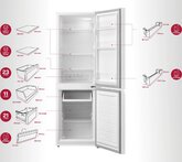 Inventum KV1500W Koel-vriescombinatie  11