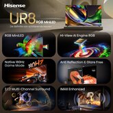 Hisense 100UR8S RGB MiniLED 4K 180Hz Smart TV (2026) 4