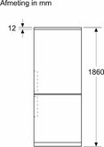 BOSCH KGN362I1F Koel-vriescombinatie  24