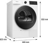 Hisense DH3E900BWCB Warmtepompdroger 9