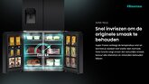 Hisense RQ760N4IFE Cross Door Amerikaanse Koelkast - Koel-vriescombinatie  33