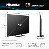Hisense 55E8Q Mini LED 4K Smart TV 2