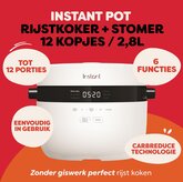 Instant Pot Rijstkoker, Slowcooker & Stomer 2,8L 2