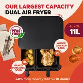 Instant Pot Vortex Dual 11L Airfryer 5