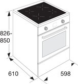 ETNA FI460ZWA Inductie / Elektro Fornuis - Zwart 2
