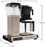 Moccamaster KBG Select Sandstone Koffiemachine - Filterkoffie 2