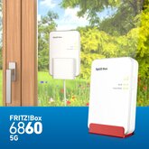 FRITZ!Box 6860 5G Mobiele 5G Router met Wi‑Fi 6 & Gigabit Networking 5