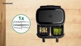 BOSCH MAFD440B1 Serie 4 Double Drawer Airfryer  12