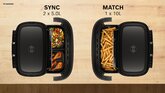 BOSCH MAFD490B7 Serie 4 Double Flex Drawer Airfryer 3