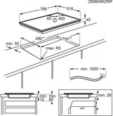 AEG TN84RA06XB 3000 Radiant Hob Keramische Kookplaat 2