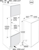 ATAG KDK8122D Inbouw Koelkast 2