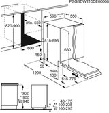 AEG GI6200B2SC 6000 Serie Inbouw Vaatwasser 2