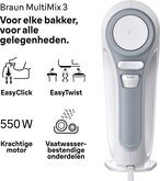 Braun HM 3200 MultiMix 3 Handmixer 3
