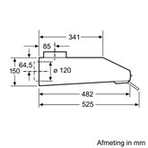 Siemens LU62LFA51 Onderbouw Afzuigkap 6