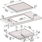 Miele KM 6520 FR Keramische Kookplaat 2
