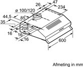 Bosch DUL62FA21 Serie 2 onderbouw afzuigkap 7