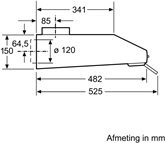 Bosch DUL62FA21 Serie 2 onderbouw afzuigkap 8