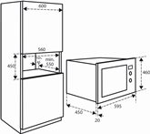 Inventum IMC6125F inbouw combimagnetron 2