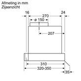 Bosch DBB96AF50 Serie 4 geintegreerde afzuigkap 9