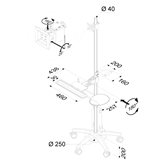 Neomounts by Newstar FPMA-MOBILE1800 mobiele werkplek 3
