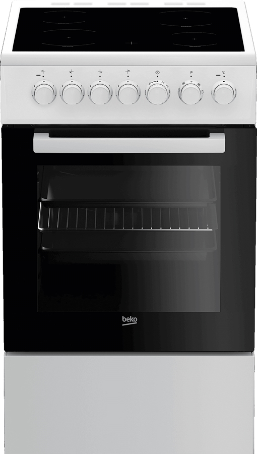 Beko FSM57100GW keramisch fornuis 1