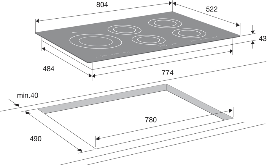 ATAG HI8271MT MAGNA inductie kookplaat 2