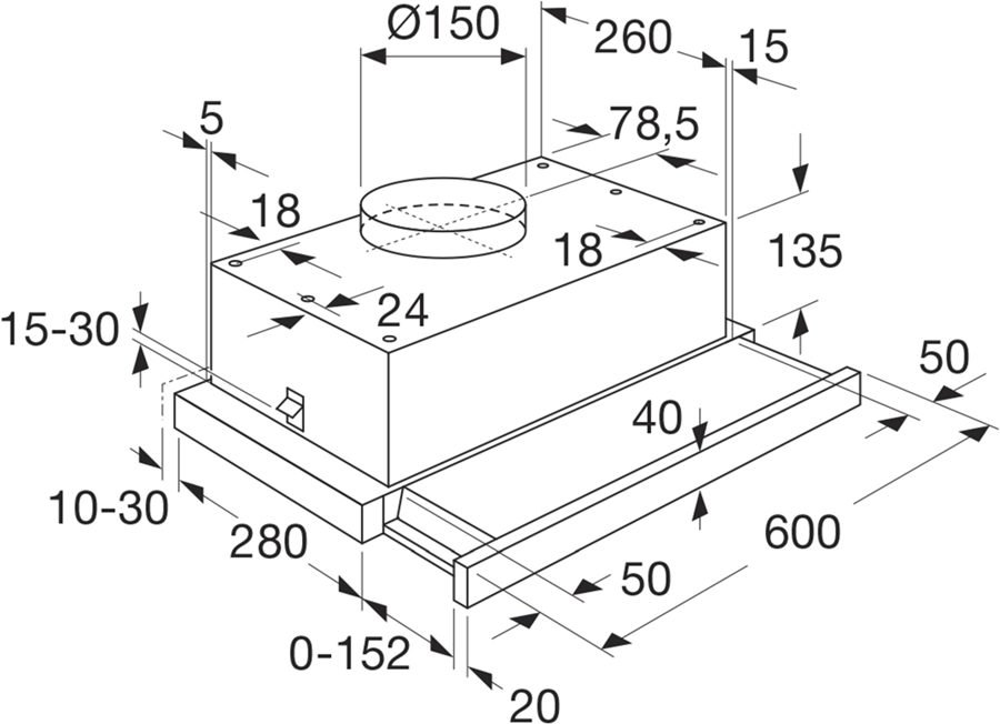 ATAG WV60211AM Vlakscherm Afzuigkap 2