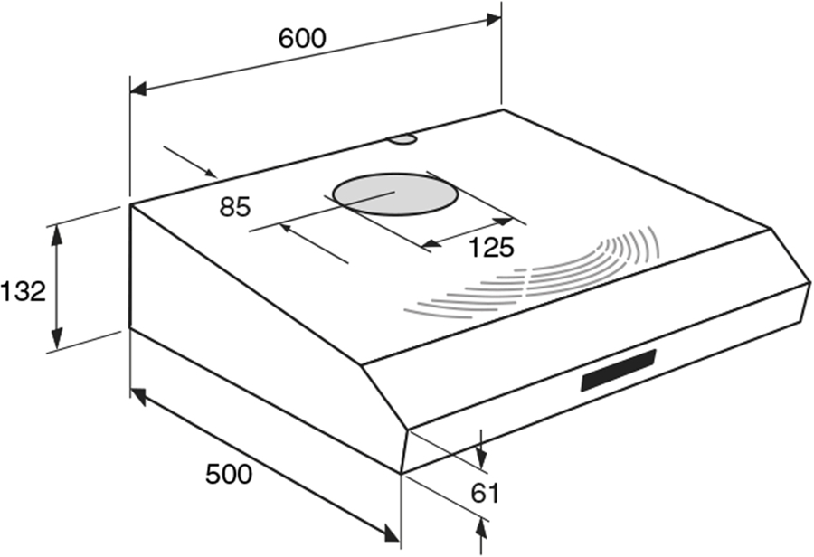 ATAG WO6211AC onderbouw afzuigkap 7