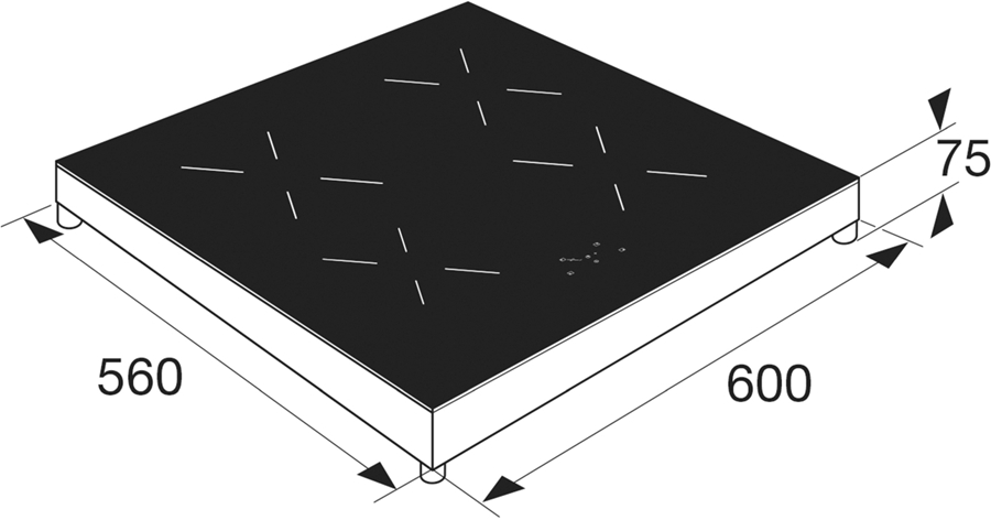 ETNA KIV360WIT Inductiekookplaat 2