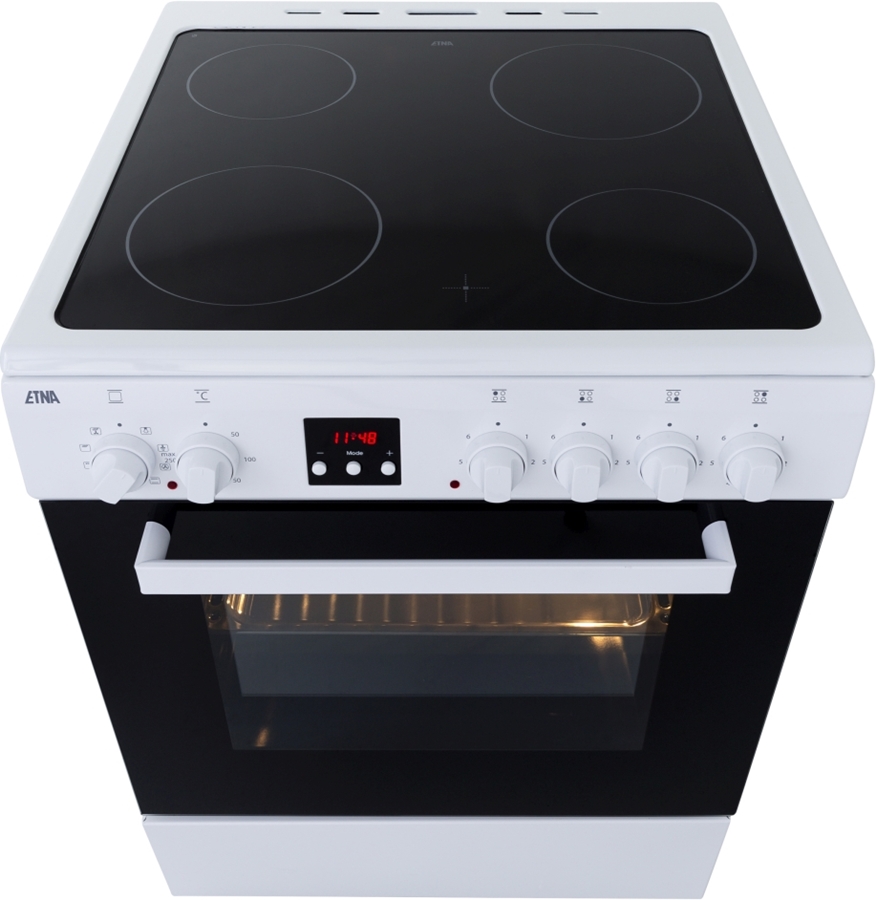 ETNA FKV761WIT keramisch fornuis 4