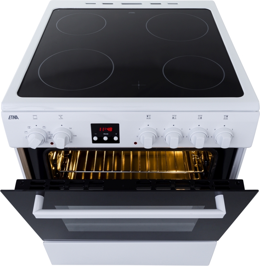 ETNA FKV761WIT keramisch fornuis 5