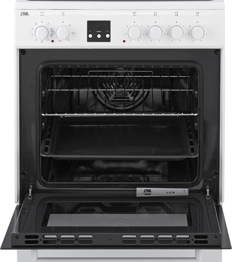 ETNA FKV761WIT keramisch fornuis 6