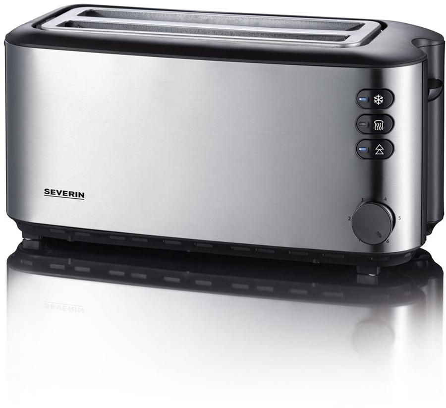 Severin AT 2509 Broodrooster - Long-slot - 4 Sneden - RVS 2