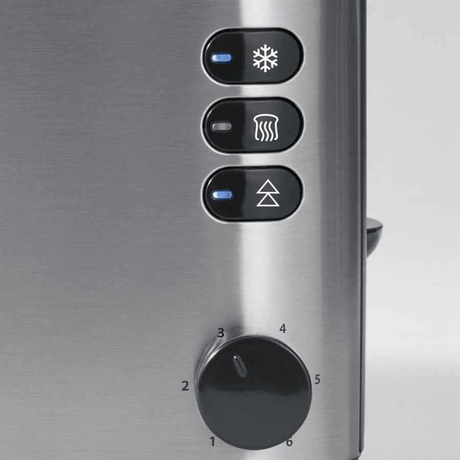 Severin AT 2509 Broodrooster - Long-slot - 4 Sneden - RVS 5