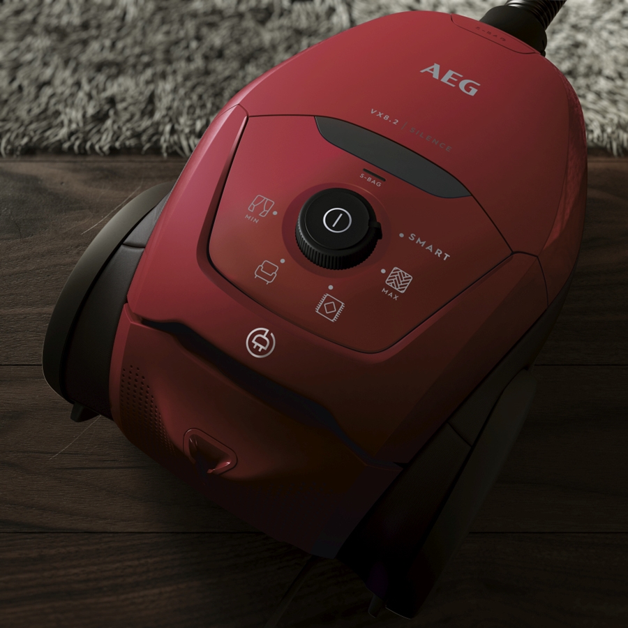 AEG VX82-1-2CR Stofzuiger met Zak - Rood 10