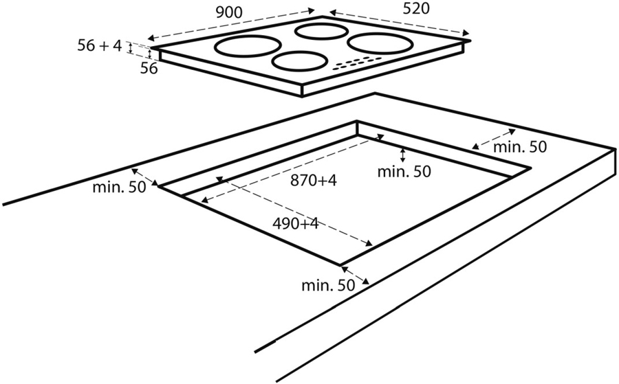 Inventum IKI9035 Inbouw Inductiekookplaat 2