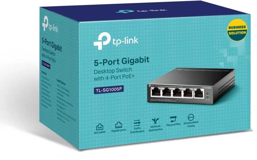 TP-Link 5-poort Switch met 4 PoE-poorten 2