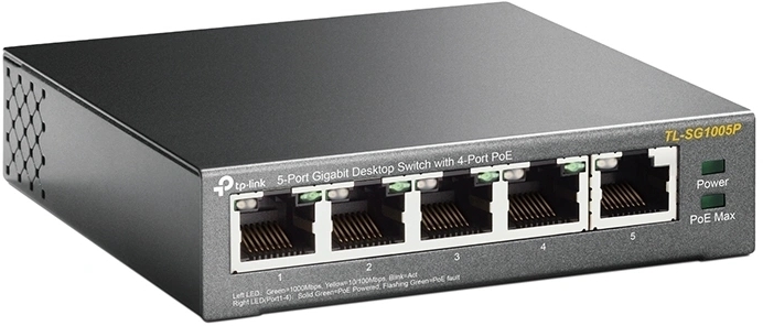 TP-Link 5-poort Switch met 4 PoE-poorten 3