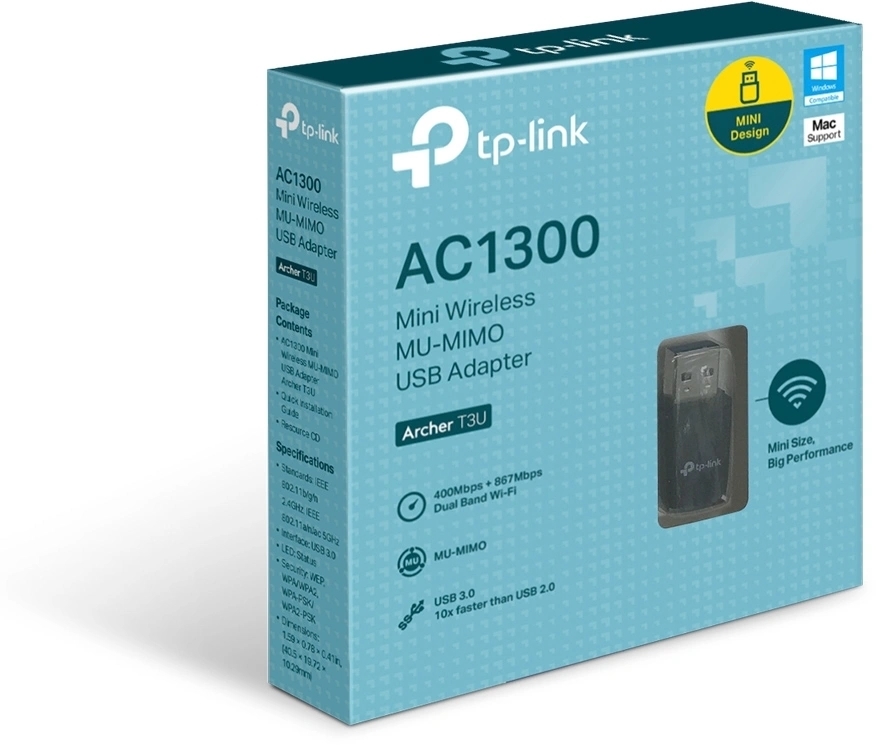 TP-Link Archer T3U Mini Wifi USB-adapter 4