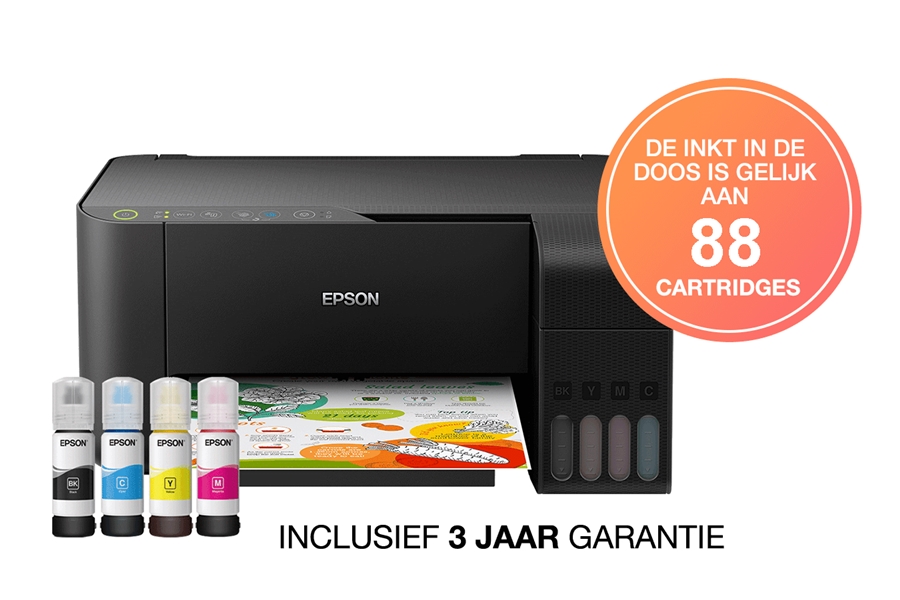 Epson EcoTank ET2712 Afdrukken zonder inktpatronen kopen? EP.nl
