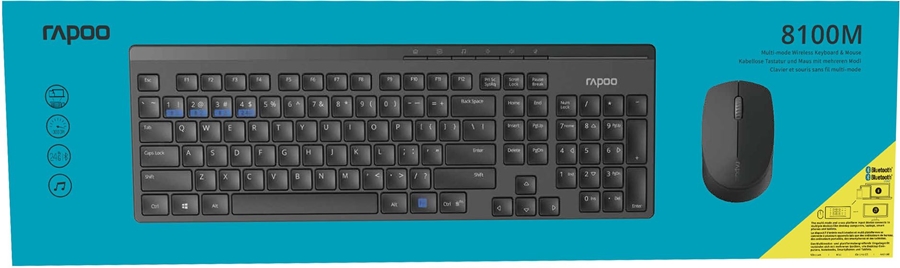 Rapoo 8100M Draadloze combo 4