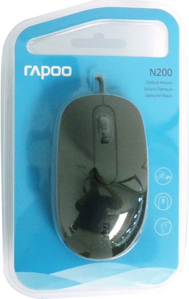 Rapoo N200 BL Optische muis 4