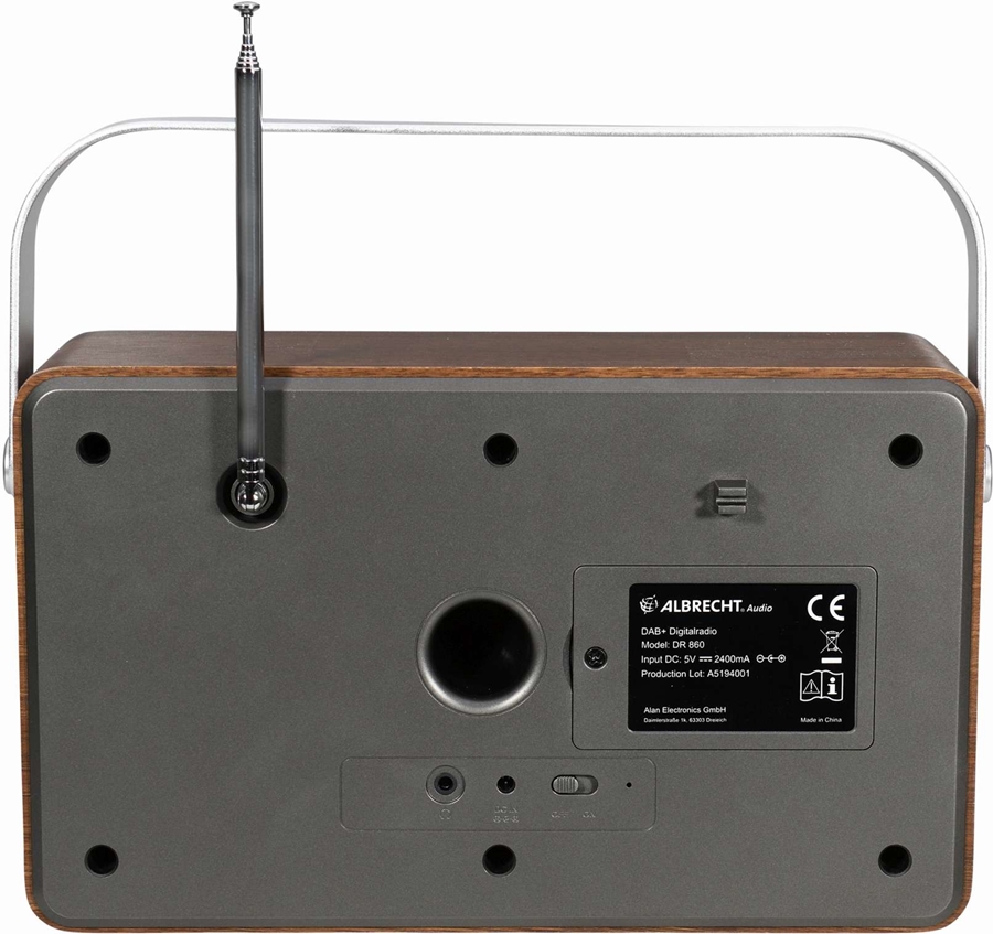 Albrecht DR 860 Senior draagbare DAB+ radio 2