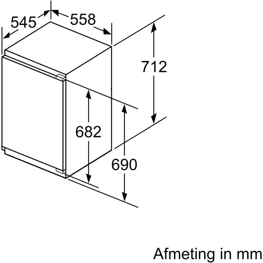 BOSCH GIV11AFE0 Serie 6 Inbouw Vriezer 7