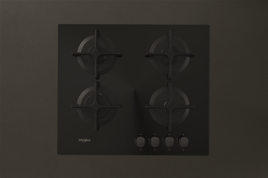 Whirlpool GOB 616/NB NL gaskookplaat 9