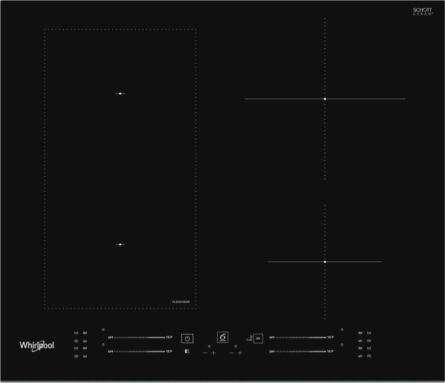 Whirlpool WL S6960 BF Inbouw Iductie Kookplaat  1