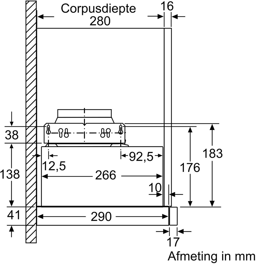 Siemens LI63LA526 iQ100 vlakscherm afzuigkap 4