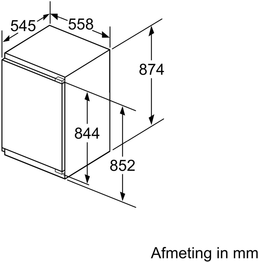 Siemens GI21VAFE0 iQ500 Inbouw Vriezer 8